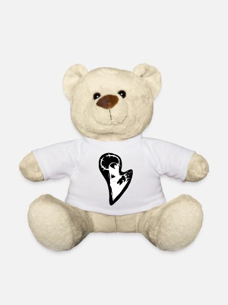 Barbed Halo Silhouette - Teddy - Weiß