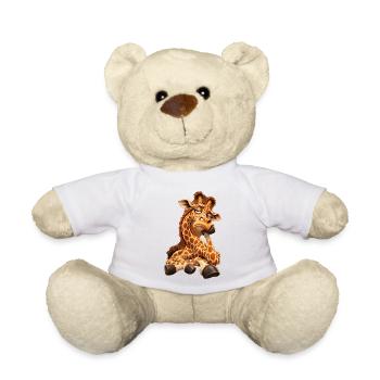 Schlafmütze Giraffencharme - Teddy - Weiß - Vorne
