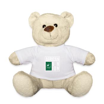 African Union - Teddy Bear - white - Front