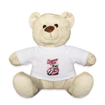 Scottish Highlands Cattle Cow Summer Vibes Funny - Teddy Bear - white - Front