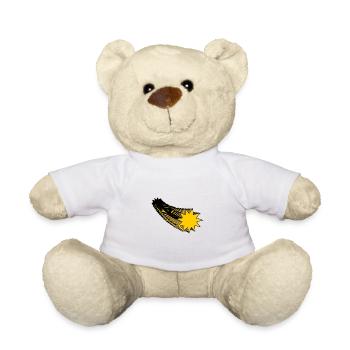 STAR. STARS. STAR. FEAST. ANNIVERSARY. CHRISTMAS - Teddy Bear - white - Front