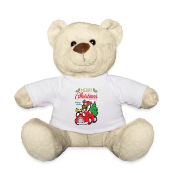 Noël - Nounours - blanc - Devant