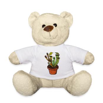 Plantes carnivores leurres mouche - Nounours - blanc - Devant