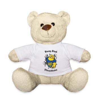 Gorny slask oberschlesien Geschenk Polen Heimat - Teddy - Weiß - Vorne