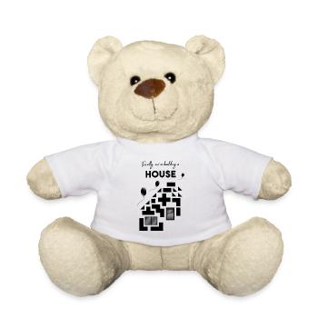 build a house black 2 - Teddy - Weiß - Vorne