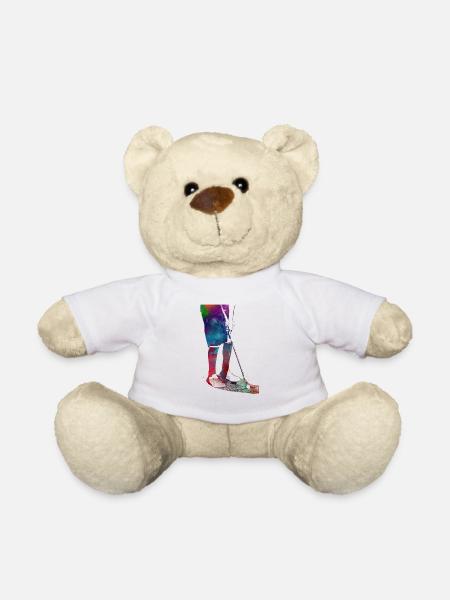 Golfspieler Sport #golf #sport - Teddy - Weiß