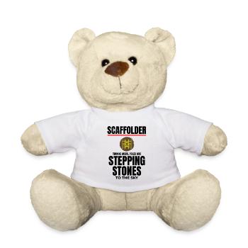 Scaffolder Scaffold Builder Scaffolding Platform - Teddy Bear - white - Front