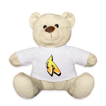 Graffiti Design cadeau Spray Streetart Art A - Nounours - blanc - Devant