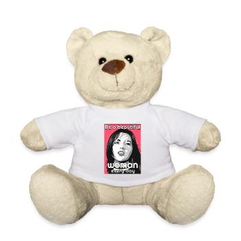 Be a beautiful woman ever day - Mother Day - Teddy - Weiß - Vorne
