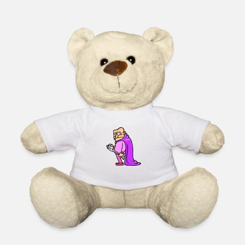 Durchfallmann Motiv "Souverän" - Teddy - Weiß