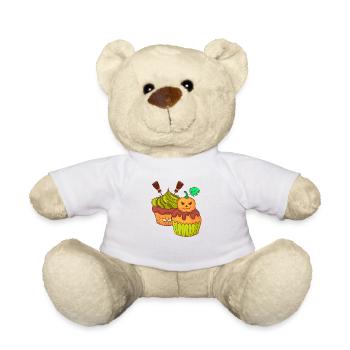 gâteau aux gâteaux halloween - Nounours - blanc - Devant