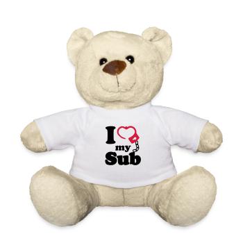 I Love my Sub - Teddy Bear - white - Front