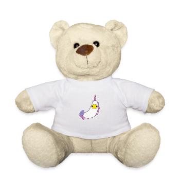 Banana Unicorn - banana unicorn - Teddy Bear - white - Front