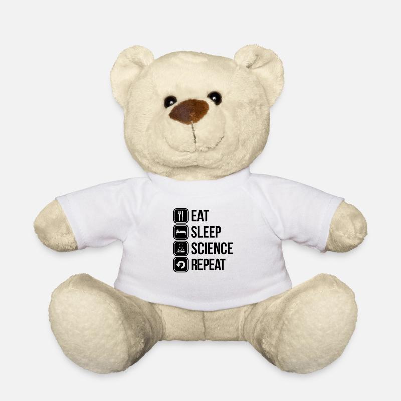 science - Teddy Bear - white