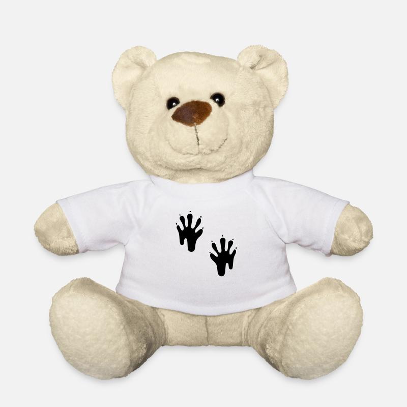 Waschbär - Teddy - Weiß