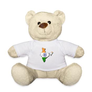 India - Teddy Bear - white - Front