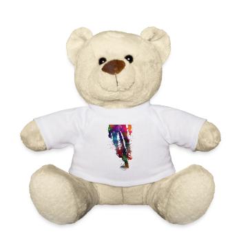Radsport Kunst - Teddy - Weiß - Vorne
