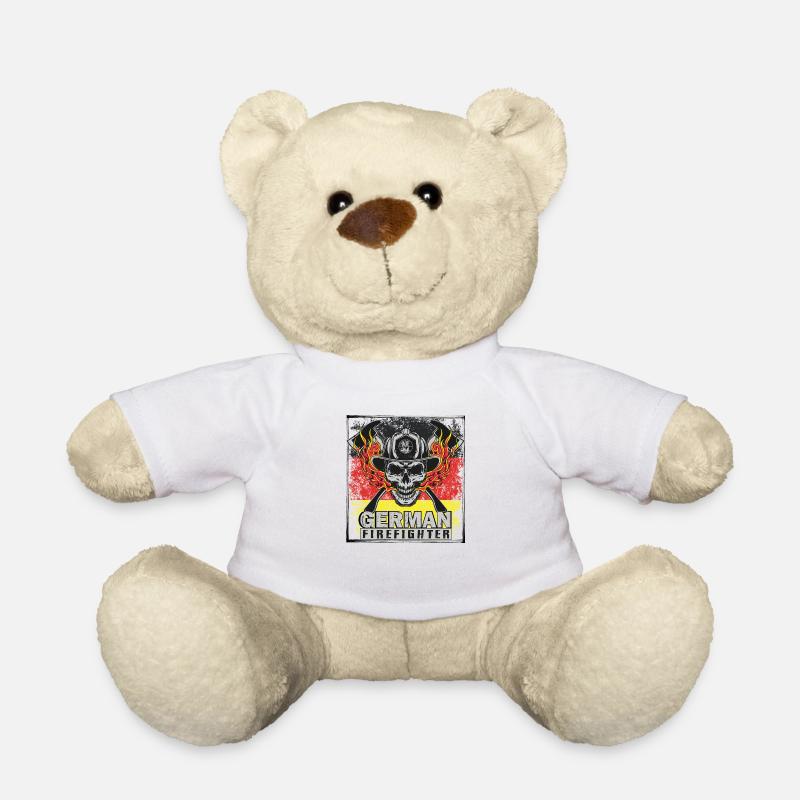 Firefighter / Feuerwehr - Teddy - Weiß