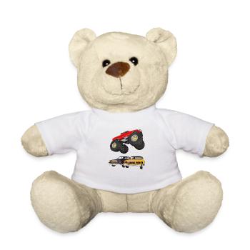Monstertruck, Geländewagen, Pickup, Van - Teddy - Weiß - Vorne