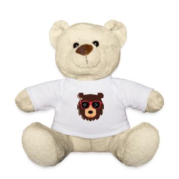 Cooler Bär - Teddy - Weiß - Vorne