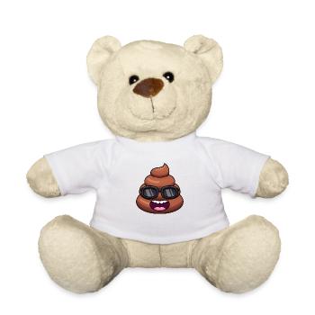 Morceau de merde cool - Nounours - blanc - Devant