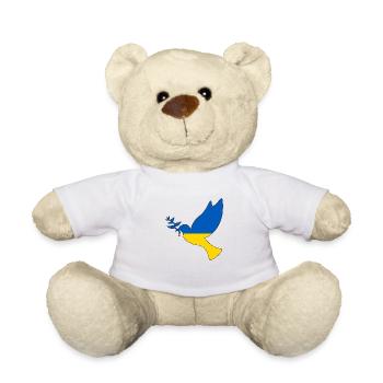 frieden für ukraine - Teddy - Weiß - Vorne