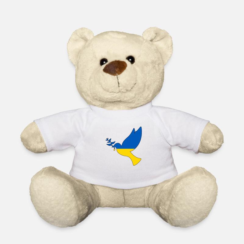 frieden für ukraine - Teddy - Weiß