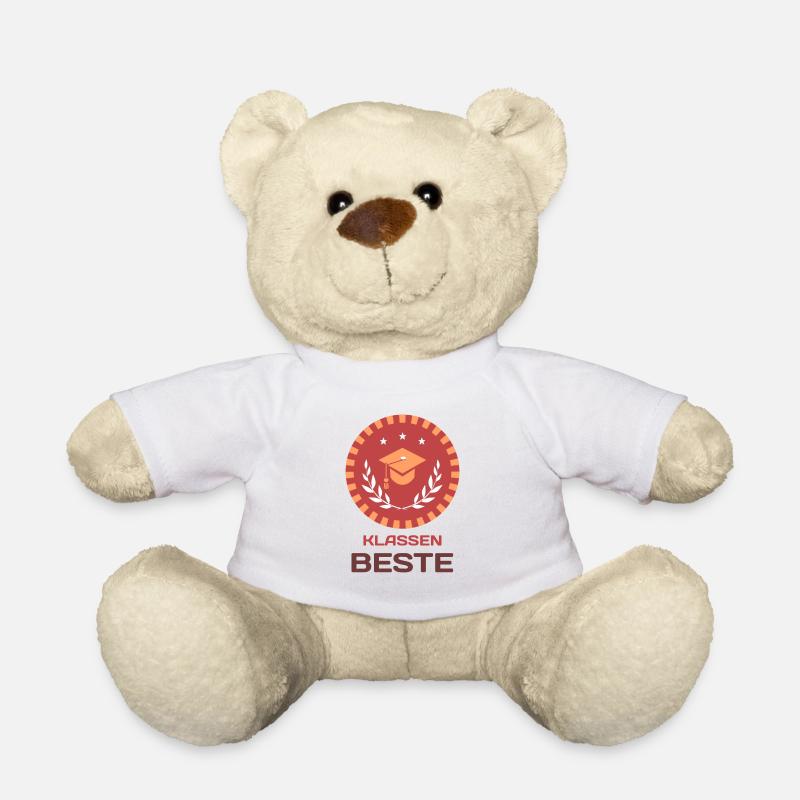 Klassenbeste - Teddy - Weiß