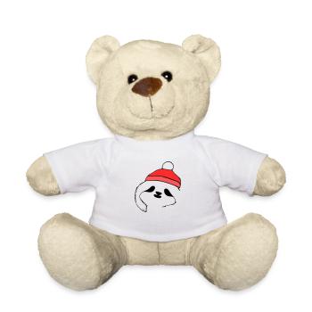 Faultier Weihnachten süß Faultiere Vektor 2 - Teddy - Weiß - Vorne