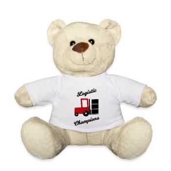 Les champions de la logistique - Nounours - blanc - Devant