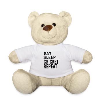 Eat sleep cricket repeat for cricket lovers - Teddy - Weiß - Vorne