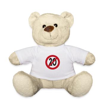 Nicht mehr 20 - Teddy - Weiß - Vorne