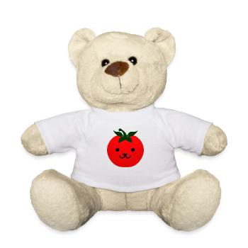 Tomaten Comic Tomate süß Cartoon 9 - Teddy - Weiß - Vorne