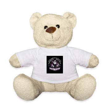 villains village logo Mothman - Teddy - Weiß - Vorne