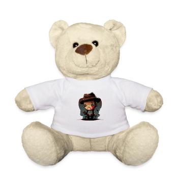 a cute killer - Teddy Bear - white - Front