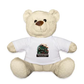 Eisenbahner mit Herz und Seele - Teddy - Weiß - Vorne