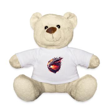 Polygon Vector artwork for sci-fi fans - Teddy Bear - white - Front