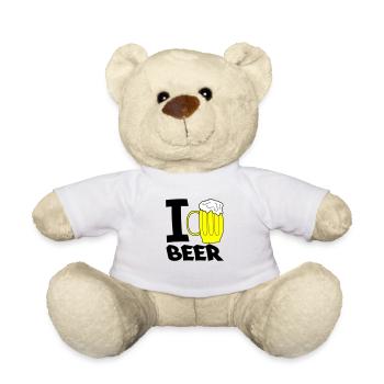 i love beer - Teddy - Weiß - Vorne