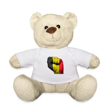 Fist Belgique - Nounours - blanc - Devant