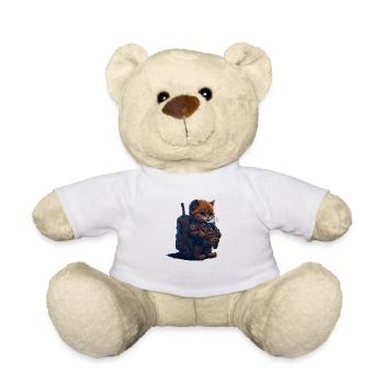 1. Klasse, Schulanfänger, Erstklässler - Teddy - Weiß - Vorne