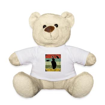 Vintage- Sonnenuntergangs-Design - Teddy - Weiß - Vorne
