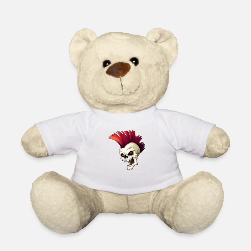 Punk Skull - Teddy - Weiß