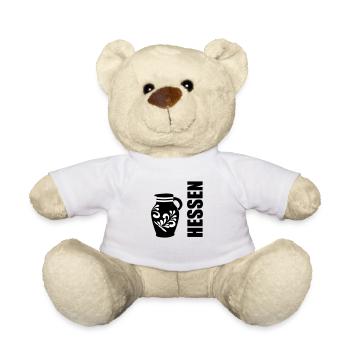 Hessen Bembel #Frankfurt am Meer #EiGude - Teddy - Weiß - Vorne