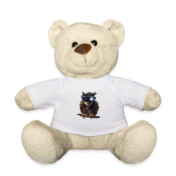 Eule_01 - Teddy - Weiß - Vorne
