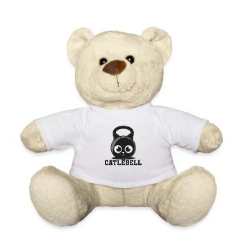Chats Kettlebell Kettlebell Ketjesle Sports Fitness - Nounours - blanc - Devant