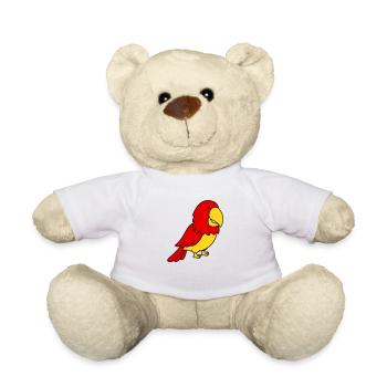 papagei - Teddy - Weiß - Vorne