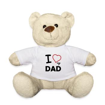 i love my dad - Teddy - Weiß - Vorne