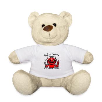 Joyeux diable Mème - Rétro Vintage Ironique - Nounours - blanc - Devant