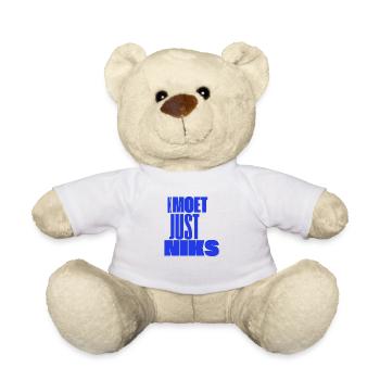 Kmoet just nothing, Dialecte anversois Chemises - Nounours - blanc - Devant