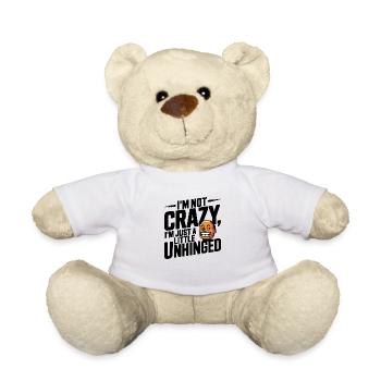 Je ne suis pas fou, je suis juste un peu déséquilibré - Nounours - blanc - Devant